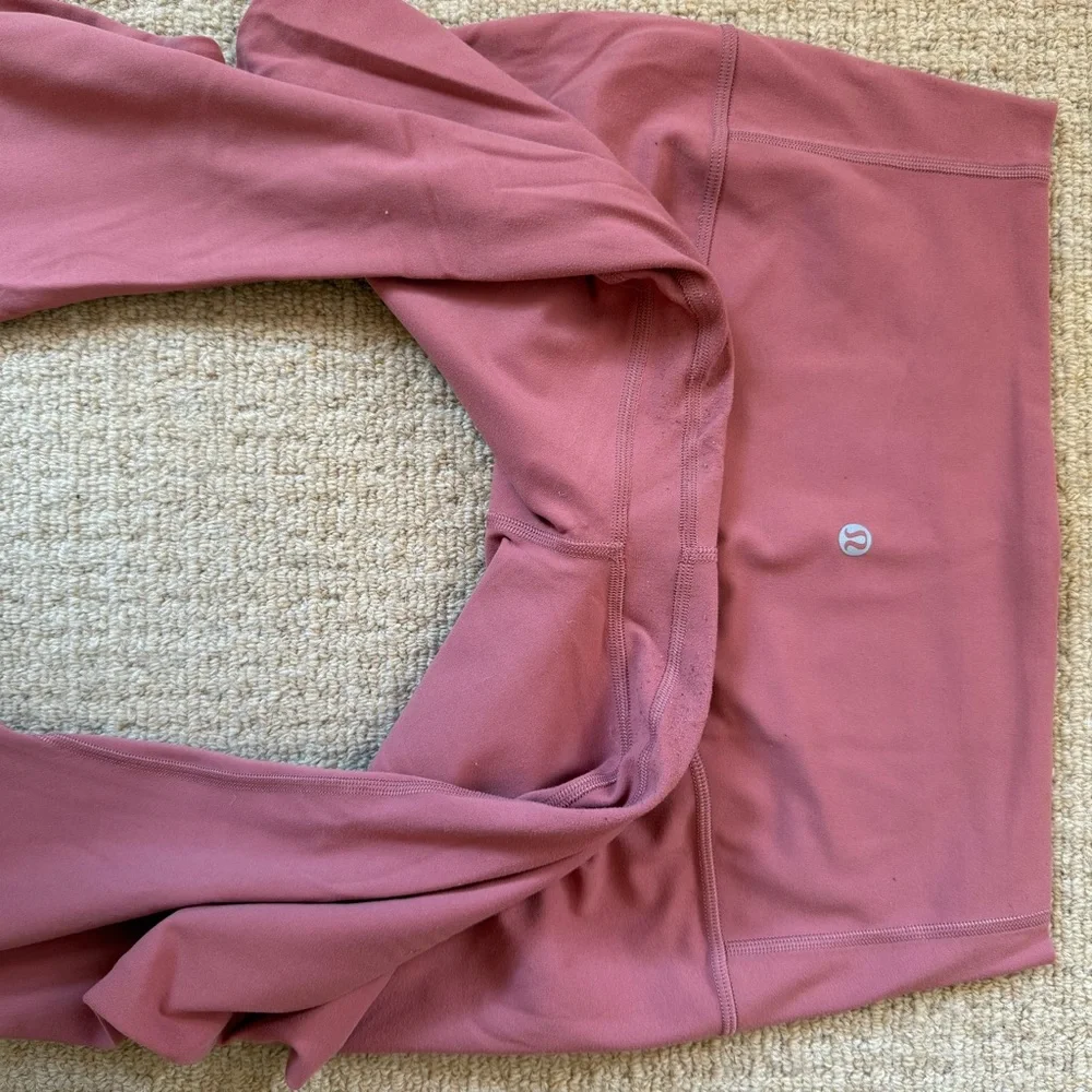 Lululemon Pink Yoga Pants - Picture 2 of 4